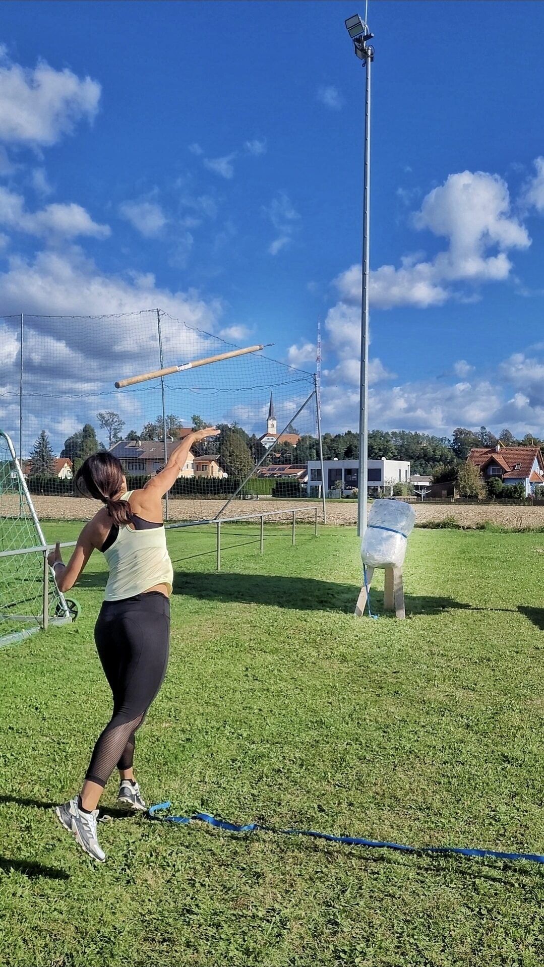 Speerwurf-Training auf dem OCR-Trainingsgelände